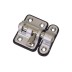 Pasador 30MM cromo mate monllor