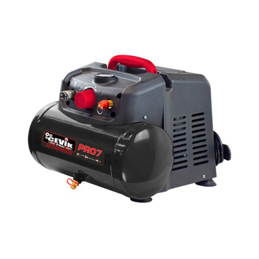 Compresor monoblok 6 lt 1,5HP sin aceite cevik