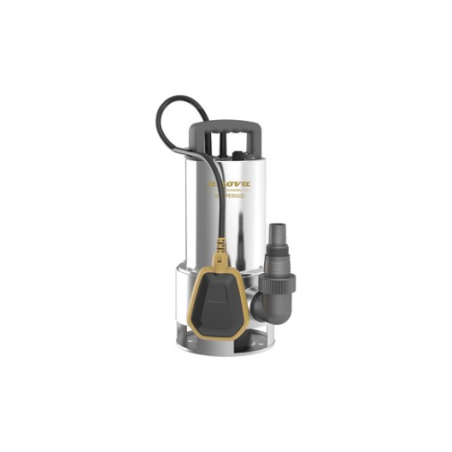 Bomba electrica sumergible aguas sucias 1000 W acero razo anova bricogarden