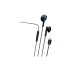 Auriculares estereo tipo c con microfono negro myway