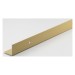 Canto peldaño aluminio tornillo 2M 4,2X2,6CM oro arcansas