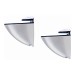 Soporte estante clip blanco 2UDS fepre