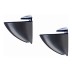 Soporte estante clip negro 2UDS fepre