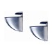 Soporte estante microclip plata mate 2UDS fepre