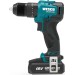 Taladro percutor compacto 18V, 50NM bateria de 2.0 Ah y cargador wesco