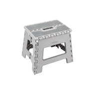 Taburete plegable gris 29X22X27CM arregui