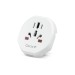 Adaptador universal viaje blanco usa? garza
