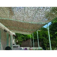 Toldo vela sombreo rectangular camuflaje 3 x 4 m beige Natuur