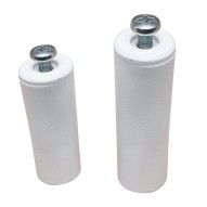 Tope persiana 40MM blanco 25UDS Micel