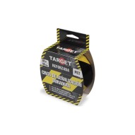 Cinta adhesiva señalización 33MTX50MM amarilla/negra target