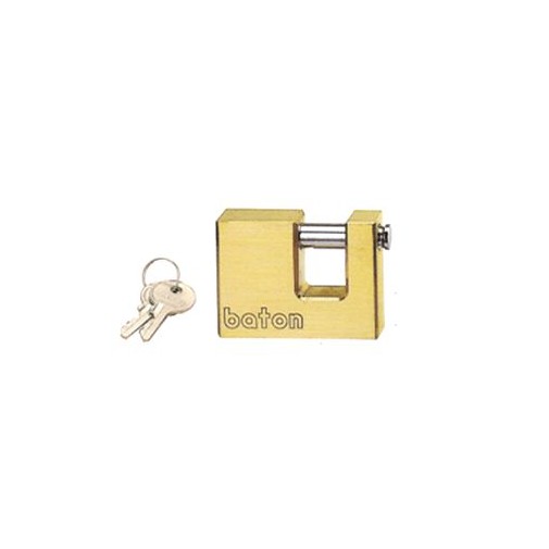 Candado rectangular 770A antipalanca 50 mm laton baton