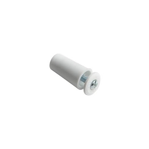 Tope persiana con tornillo 40MM blanco gaviota