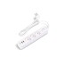 Base multiple con interruptor blanco 3TOMAS 1,5MT 2USB arteconfort