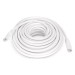 Cable ethernet CAT6 cu RJ45-RJ45 blanco 10 mt axil