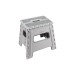 Taburete plegable gris 29X22X32CM arregui