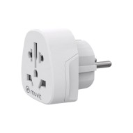 Adaptador universal para viaje blanco muvit