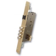 Cerradura seguridad embutir 703B/50 DS15/60 424P laton ezcurra
