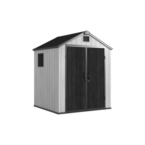 Caseta polipropileno apex sheid gris/blanca H224X176X166CM Natuur