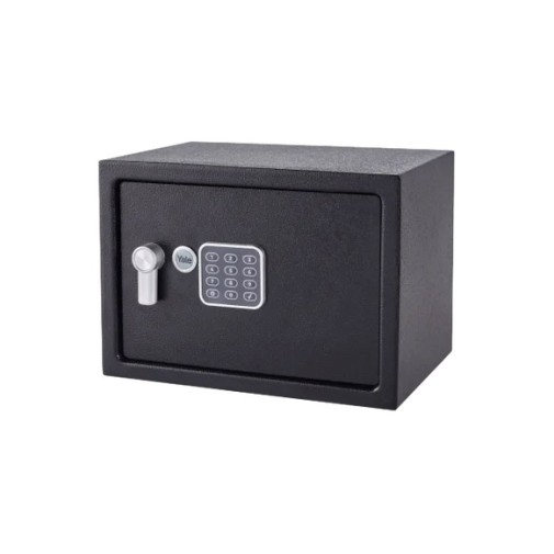 Caja fuerte sobreponer 250 x 350 x 250 mm basica mediana negra Tesa