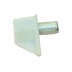 Portaestante plastico vitrina 1B safety 5MM transparente 100UDS Micel