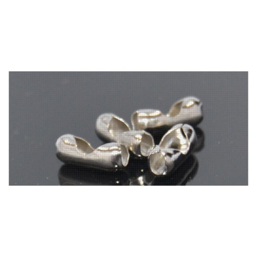 Union enganche cadena bolas 100 uds 4 mm color plata coluadis