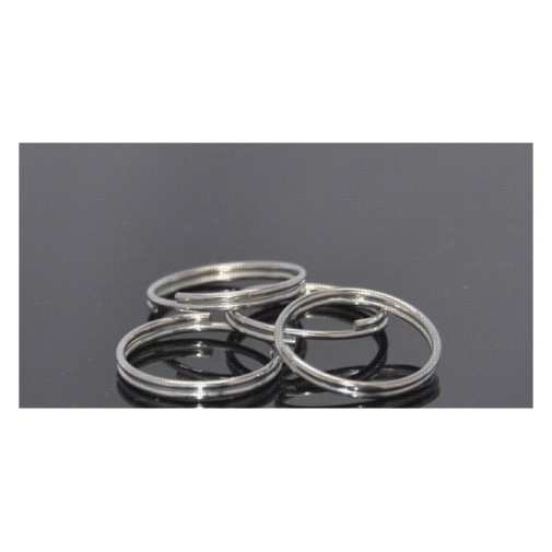 Anilla llavero enganche 100 uds 18 mm acero INOX coluadis