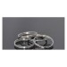 Anilla llavero enganche 100 uds 18 mm acero INOX coluadis