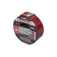 Cinta adhesiva señalización reflectante 25MTX50MM roja con base de aluminio target
