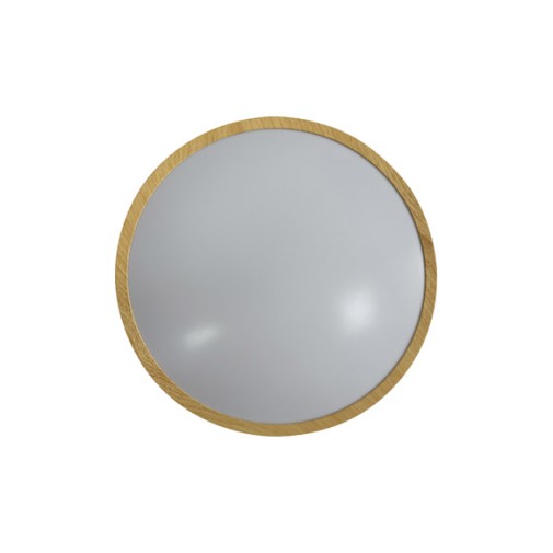 Plafon LED superficie redondo con marco madera hydra cct 18W 1800LM Ø285MM Varta