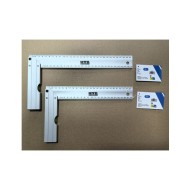Escuadra medicion con nivel 25 cm aluminio