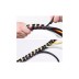 Organizador cables espiral Ø10-40MM 2,5M negro luceco