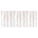 Alfombra vinilica estampada madera blanca 50X110CM stor planet
