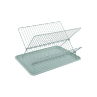 Escurreplatos plegable verde agua 43X26X35CM d'casa