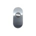 Escudo seguridad oval E-818 72X33X11MM INOX satinado clovan