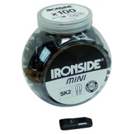 Cuter multiusos de bolsillo abs+magenta, 100 uds 63X30MM ironside