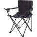 Silla metal plegable negro import