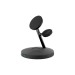 Cargador 3 EN 1 con soporte negro muvit