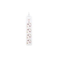 Base multiple con interruptor blanco 4 tomas 1,5MT arteconfort
