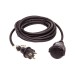 Prolongador 3X1,5 negro 16A 5MT IP44 arteconfort