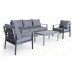 Conjunto cafe aluminio roma import