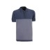Polo algodon / elastano fenix gris / negro talla XL Juba