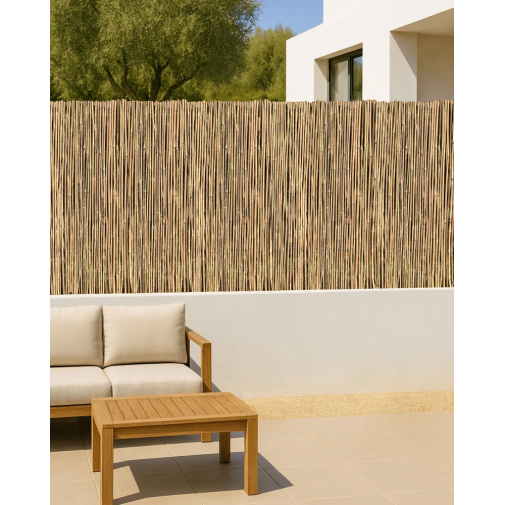 Cañizo bambu entero nacional 1X5M faura