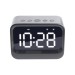 Reloj despertador negro con bluetooht denver