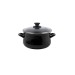 Olla con tapa acero esmaltado black Ø 16CM induccion magefesa