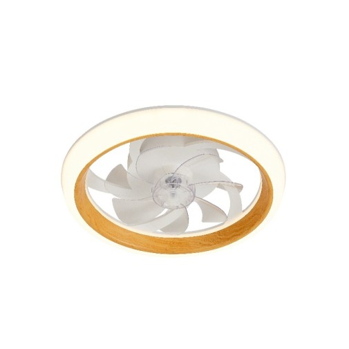 Ventilador de techo plafon madera Ø50CM 20W dupi