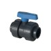 Válvula bi standard encolar 75 mm polietileno plasson