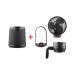 Pack ventilador+linterna+farol recargable USB 700LM 400LM 1600LL xanlite