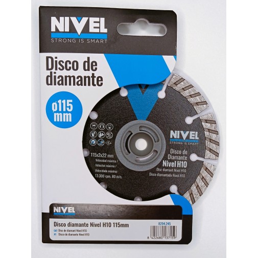 Disco diamante basic H10 / Ø115mm nivel
