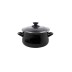 Olla con tapa acero esmaltado black Ø 24CM induccion magefesa