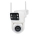 Camara wifi dual motorizada defender duo doble lente 4MP+4MP wifi dual 2,4GHZ / 5 ghz deteccion movi